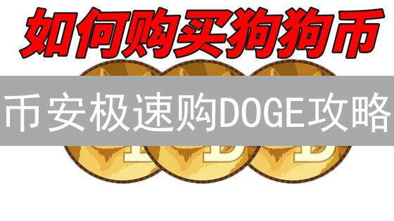 币安极速购DOGE攻略：一次搞懂狗狗币交易全流程！